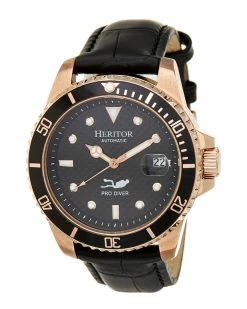 Outlet 🌟 Heritor Automatic Men's Lucius ⌚ Watch ⌚ Watches Brownblue 👏 -Heritor shop 6010283123 RLLZ blackgold 1 1