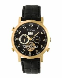 Best deal 💯 HERITOR Automatic Men's Edmond ⌚ Watch ⌚ Watches 🥰