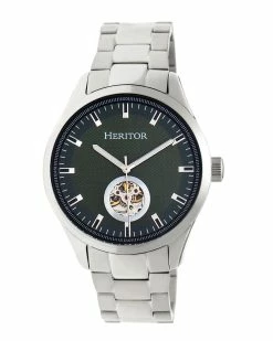 Best deal 🎁 Heritor Automatic Men's Crew ⌚ Watch ⌚ Watches 🎉