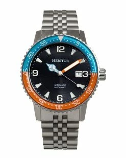 Best deal 🥰 Heritor Automatic Men's Dominic ⌚ Watch ⌚ Watches 😀